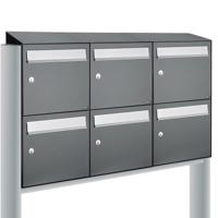 Allux Flow Set 3-Breed, 2-Hoog Met Dak Op Statief Antraciet - 40040065_3x2ds - thumbnail