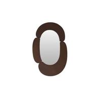Tikamoon - Eda - Ovale spiegel in donker mindihout 75 x 115 cm - thumbnail