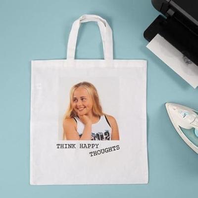 Creativ Company Transfer vellen, vel 21,5x28 cm, voor licht textiel, transparant, 5 vel/ 1 doos