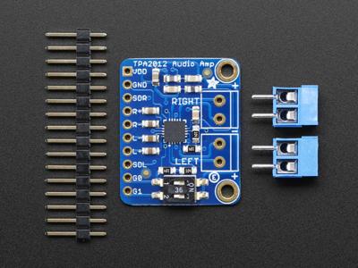 Adafruit audioversterker - Stereo 2,8 W - Class D - TS2012 - bouwset