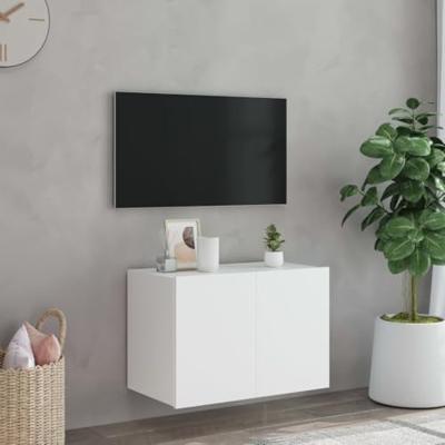 Tv-wandmeubel met LED-verlichting 60x35x41 cm wit Tv-wandmeubel met LED-verlichting 60x35x41 cm wit