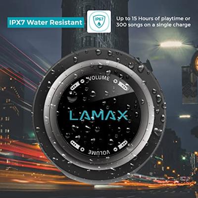 Lamax Sounder2 30W 360° Bluetooth luidspreker Zwart