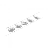 Paulmann RoundMac 94416 Kabelsysteem compleet LED vast ingebouwd LED Wit, Chroom - thumbnail