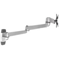 SpeaKa Professional SP-1624856 SuperSwivel Monitor-wandbeugel 25,4 cm (10) - 76,2 cm (30) Zilver-zwart Kantelbaar, Zwenkbaar, Roteerbaar - thumbnail