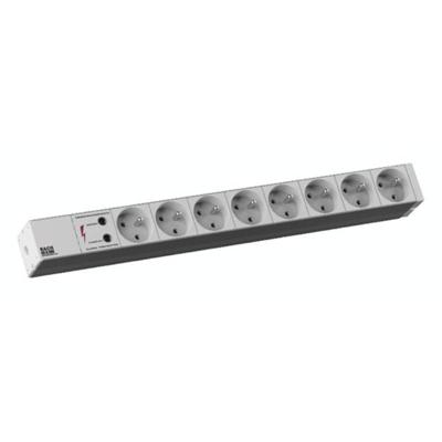 BACHMANN 19” stekkerdoos 1U 8xUTE 1xSPD BACHMANN 19” stekkerdoos 1U 8xUTE 1xSPD