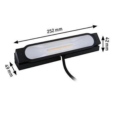 Paulmann ABL Wallwasher 94670 Verlichtingssysteem GEV - Light in garden LED-vloerinbouwlamp LED 6 W Warmwit Antraciet