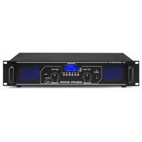 Fenton FPL500 digitale versterker - 2 x 250 watt, Bluetooth, geïntegreerde mediaspeler, USB-poort, SD-slot, blauw LED-effect, klasse D digitale versterker, rackmontage, inclusief afstandsbediening - thumbnail