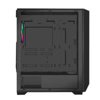 ATX Semi-toren BehuizingKEEP OUT XC-501 Zwart - thumbnail