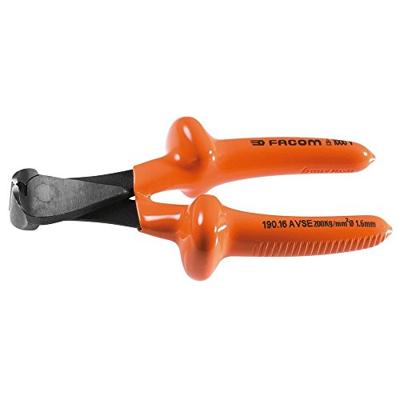 Facom kopkniptang voor harde draad, geisoleerd 16cm - 190.16AVSE