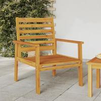 Tuinfauteuil 2 stuks 66,5 x 65 x 81 cm massief acaciahout - thumbnail