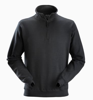 Snickers Workwear ½ Zip sweatshirt - Workwear - 2818 - zwart - maat L