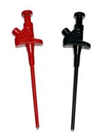 SKS Hirschmann Kleps 30 Set Fijn-krokodilklem Steekaansluiting 4 mm Ohne Messkategorie Zwart, Rood - thumbnail