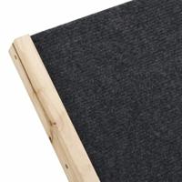 VidaXL Hondenloopplank 100x40 cm massief vurenhout grijs - thumbnail