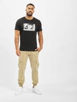 Mister Tee / t-shirt Kiss Treats in zwart - thumbnail