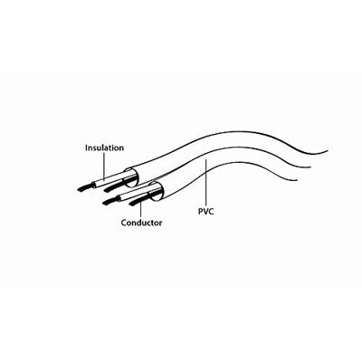 3.5 mm stereo audiokabel, 10 meter