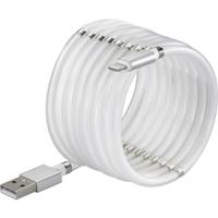 Renkforce TO-6897012 USB-kabel USB 2.0 USB-A stekker, Apple Lightning stekker 1.00 m Wit - thumbnail