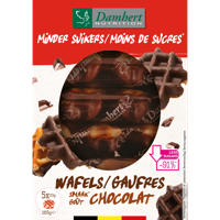 Damhert Minder Suikers Wafels Chocoladesmaak - thumbnail