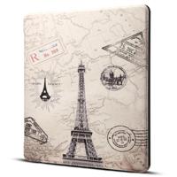 Dibase for Amazon Kindle Oasis 2017 7 inch Eiffel Tower Print Horizontal Flip PU Leather Protective Case - thumbnail