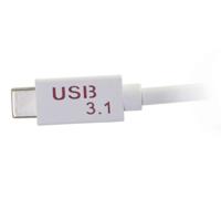USB 3.1 USB C to HDMI Audio/Video Adapter - USB Type C to HDMI White - Externe video-adapter - USB 3.1 - HDMI - wit - thumbnail