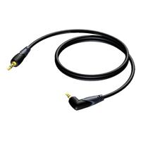 Procab CLA718/1,5 Minijack naar haakse minijack kabel 150 cm - thumbnail
