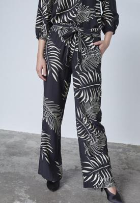 Sisters Point Broek Ella-pa49 Black Leaf