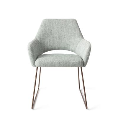 Jesper Home Yanai eetkamerstoel Soft Sage slide rose