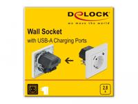 USB A inbouw stopcontact - thumbnail