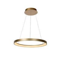 Lucide VIDAL - Hanglamp - Ø 58 cm - LED Dimb. - 1x48W 2700K - Mat Goud / Messing - thumbnail