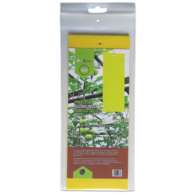 Gele vangplaten │ 10cm x 25cm - 10 stuks