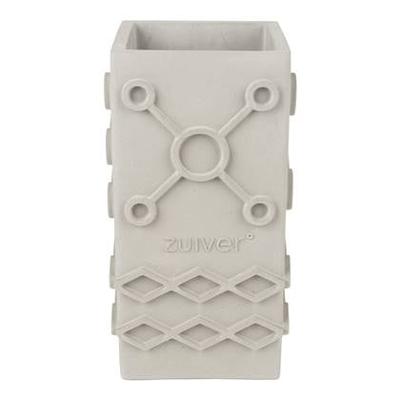 Zuiver Vaas 'Graphic' Square, Beton, kleur Grijs Zuiver Vaas 'Graphic' Square, Beton, kleur Grijs