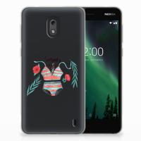 Nokia 2 Telefoonhoesje met Naam Boho Summer - thumbnail