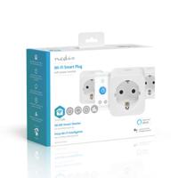 Slimme stekker nedis smartlife wifi 3 stuks wit - thumbnail