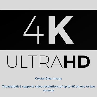C2G 0,5m USB-C naar USB-C Thunderbolt 3 100 Watt vermogen Delivery en Data Transfer Lead Geschikt voor gebruik met Galaxy S10, MacBook Pro, iPad Pro, Dell Latitude