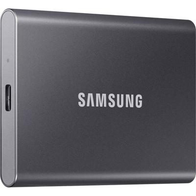 Samsung Portable T7 2 TB Externe SSD harde schijf USB-A 3.2 Gen 2 Grijs MU-PC2T0T/WW