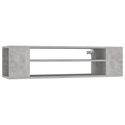 VidaXL Tv-hangmeubel 100x30x26,5 cm bewerkt hout betongrijs
