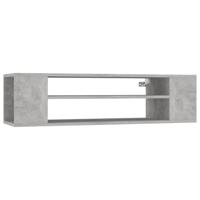 VidaXL Tv-hangmeubel 100x30x26,5 cm bewerkt hout betongrijs - thumbnail