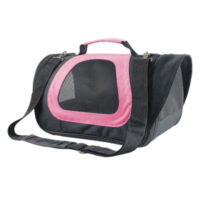 Nobleza Draagtas voor hond en kat tot 5 kg - 40x23x24 cm - Roze Nobleza Draagtas voor hond en kat tot 5 kg - 40x23x24 cm - Roze