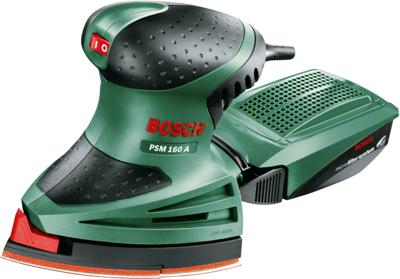 Bosch Groen Multischuurmachine PSM 160 A | 160 Watt | + 25 schuurbladen - 060337700K Bosch Groen Multischuurmachine PSM 160 A | 160 Watt | + 25 schuurbladen - 060337700K