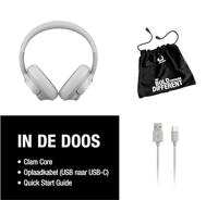 Fresh 'n Rebel Clam Core Bluetooth Koptelefoon Over-Ear met ENC-microfoon (perfecte gesprekken), Volumeregeling en Afspeel-/Pauzeknoppen, 45 uur Speelduur, Draadloos (Wit) - thumbnail