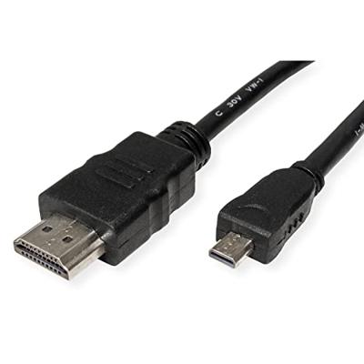 ROLINE GREEN HDMI High Speed Kabel met Ethernet, HDMI male - Micro HDMI male, 2 m