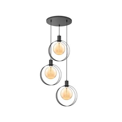 LABEL51 Hanglamp 'Ronda' 3-lamps, kleur Zwart