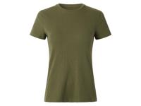 esmara Geribd dames T-shirt (Groen, L (44/46)) - thumbnail
