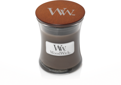 WoodWick sand & driftwood mini candle