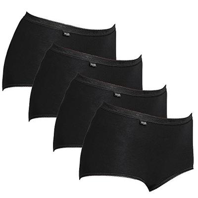 Basic Maxi 4-Pack dames slip (3+1 Gratis) - ondergoed dames - Vrouwen onderbroek katoen