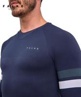 Falke LS Maximum Warm Shirt Heren Space Blue M - thumbnail