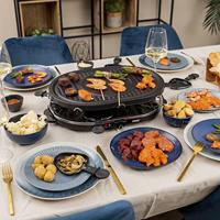Princess 162700 Gourmetset 8 Persoons Zwart/RVS - thumbnail
