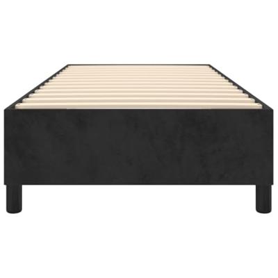 Boxspring bed 100x200 cm fluweel zwart
