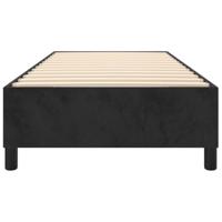 Bedframe zonder matras 100x200 cm fluweel zwart - thumbnail