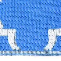 Buitenkleed ARAKIL 120x180 cm polypropeen blauw - thumbnail