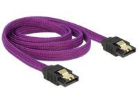 Delock 83692 SATA 6 Gb/s Kabel 100cm violet - thumbnail